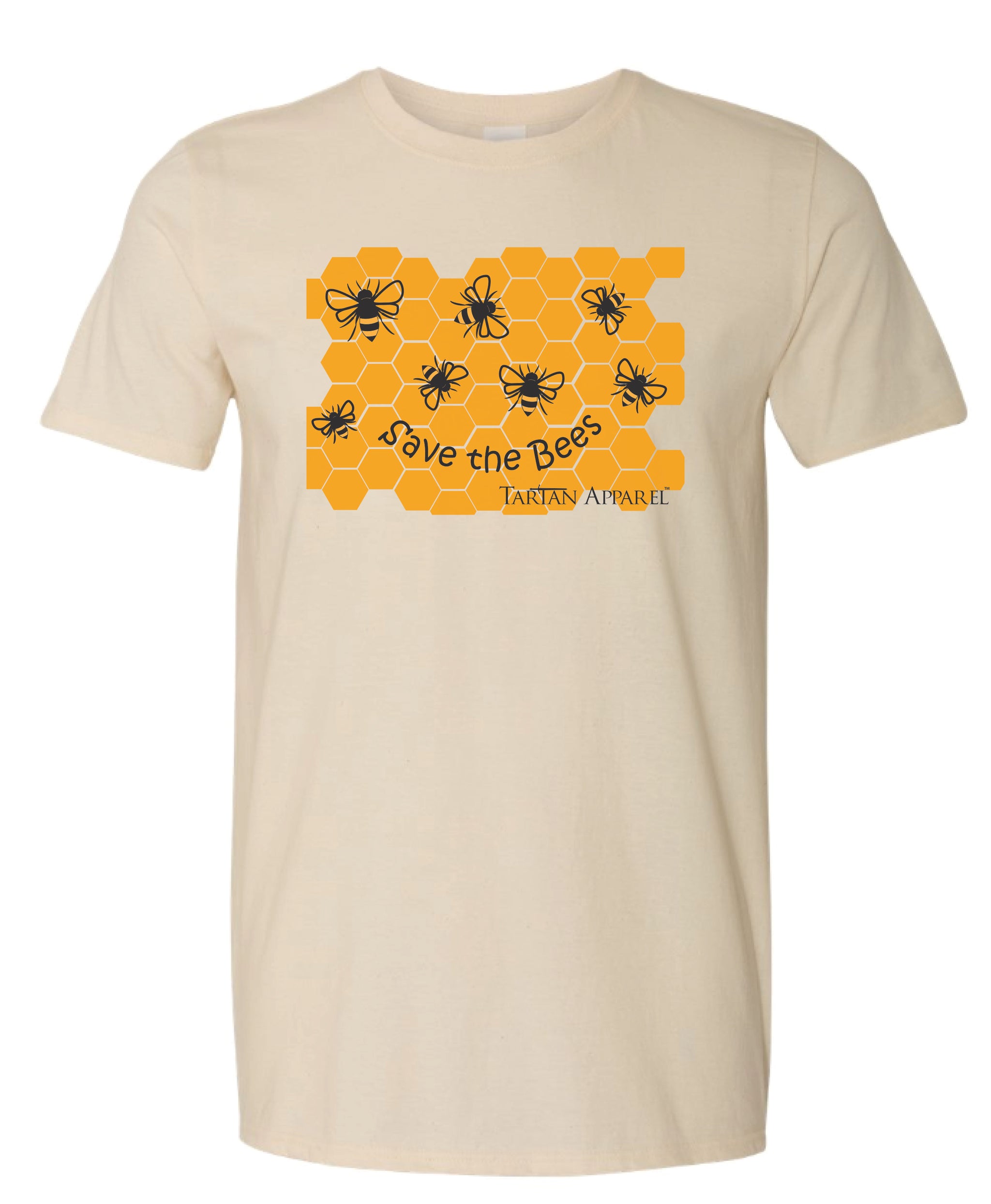 Tartan Apparel Save the Bees Tee in Wheat