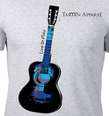 T shirt with guitar print online