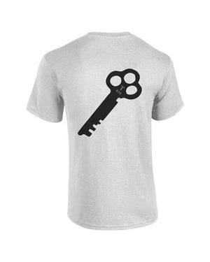 Tartan Apparel Key T-Shirt In Ash - M / Ash - T-Shirt