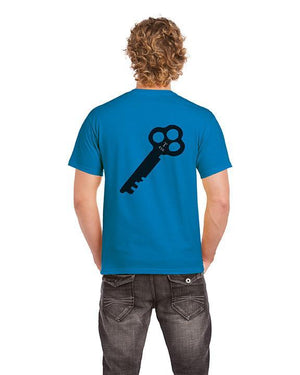 Tartan Apparel Key T-Shirt In Sapphire - M / Sapphire - T-Shirt